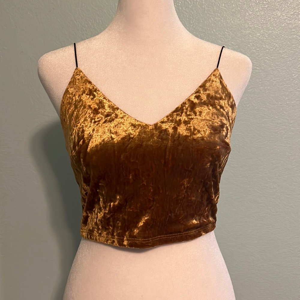 Windsor gold crop top XS - Picture 1 of 5